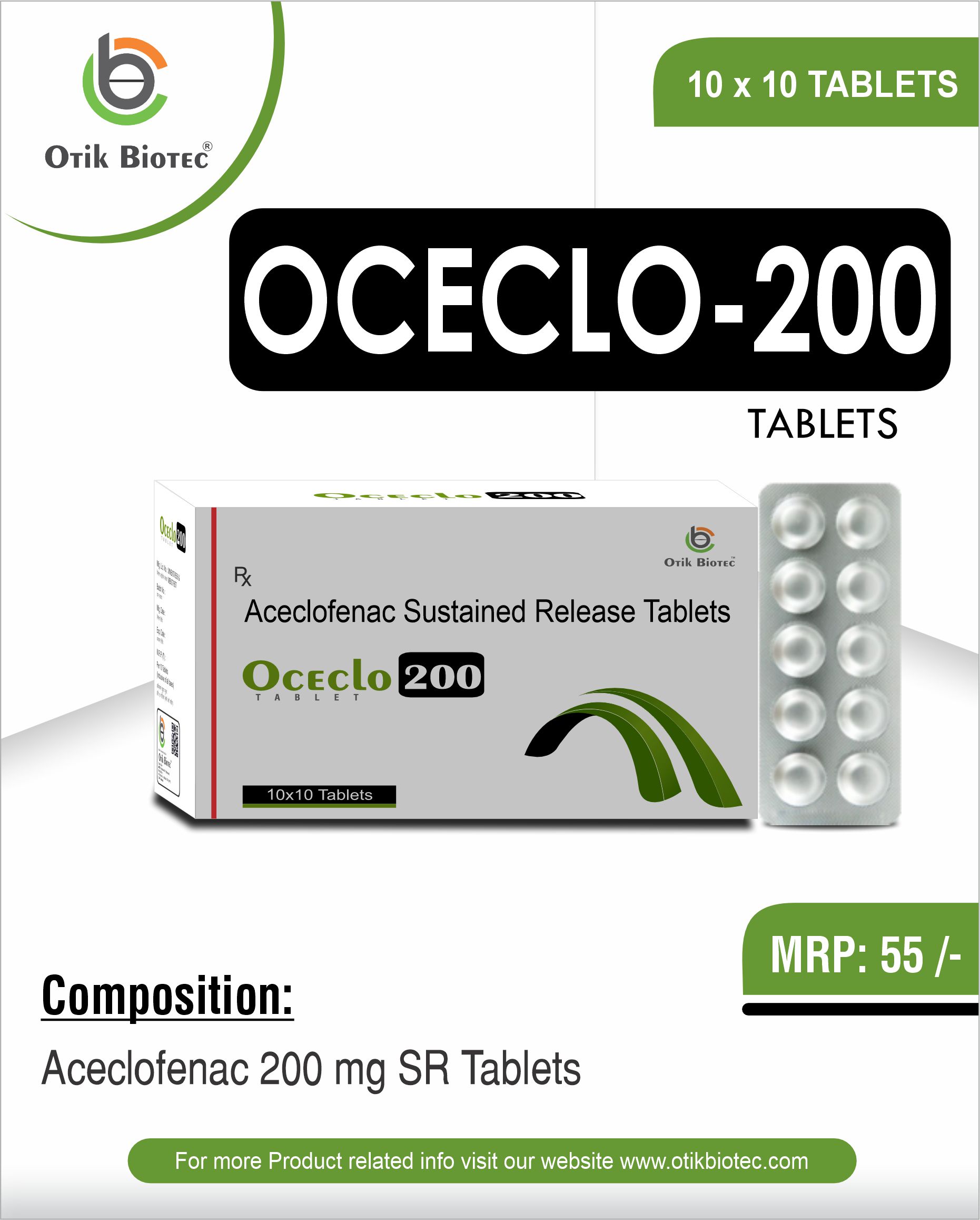 Oceclo-SR 200 Tablets